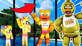 ¡SI CHICA TUVIERA UNA VIDA EN MINECRAFT! | SI CHICA FNAF EXISTIERA EN MINECRAFT