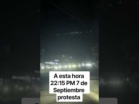 PROTESTA CIUDADANA en La Tendida capital del municipio Samuel Dario Maldonado del estado Táchira