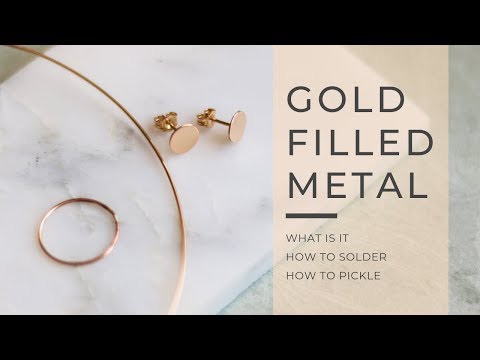 How to make gold filled jewelry - GOLD FILLED METAL basics
