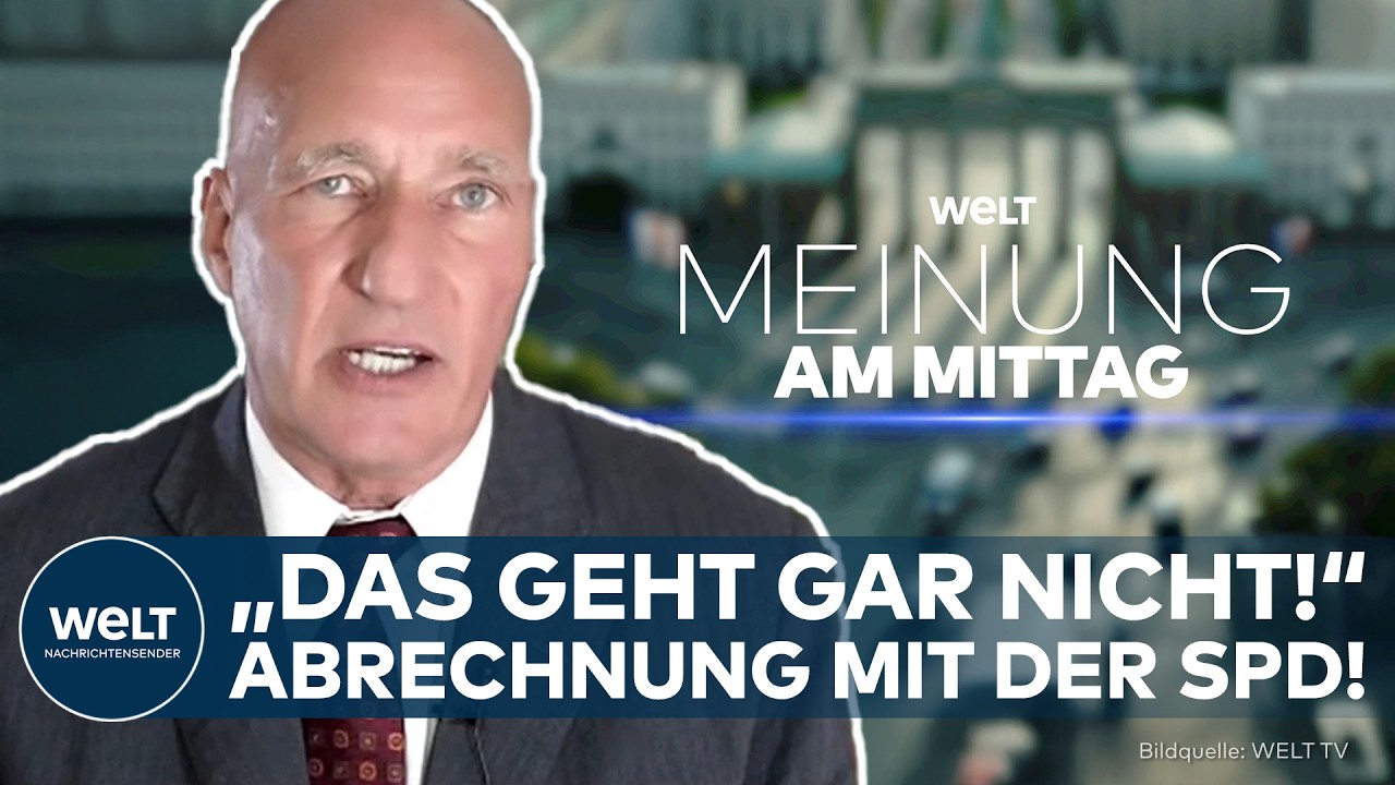 MEINE MEINUNG: "Das geht gar nicht!" Christoph Lemmer rechnet mit der SPD ab!