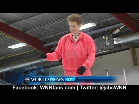 82 Year Old Skating Instructor