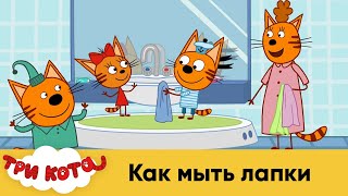 Три кота | Серия 161 | Как мыть лапки | Мультфильмы для детей 2020