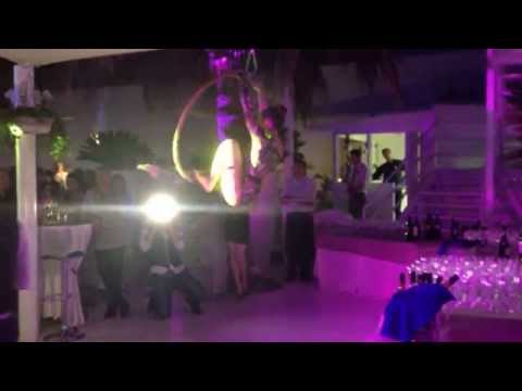Olga Yudina Aerial Hoop Performance at Inside magazine party 16.05.14