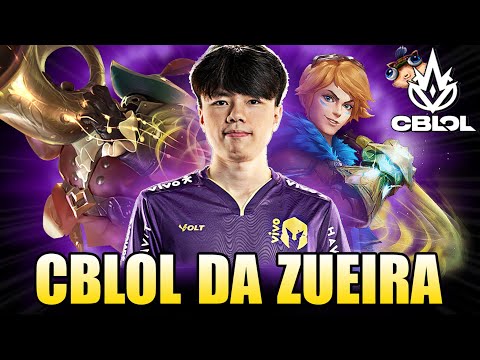 O NÍVEL de GAMEPLAY NUNCA ANTES VISTO no BRASIL - CBLOL DA ZUEIRA