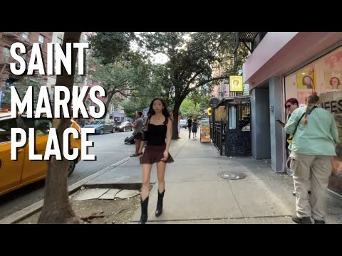Saint Mark’s Place Walking Tour in East Village, NYC [4K]