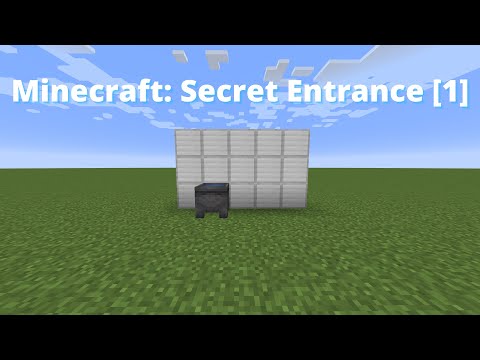 Minecraft: Secret Entrance [Level 1] Cauldron Java/Bedrock