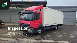 Camion fourgon Mercedes-Benz Atego 818 Atego 4X2 NL-Truck 1000kg Ladebordwand Airco Automatic | Image 4 - Autoline