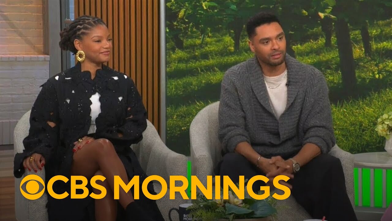 Halle Bailey and Regé-Jean Page talk new film "You, Me & Tuscany" and growth from past roles