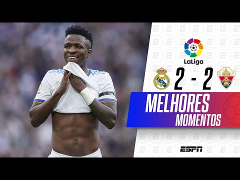Gols e lances de Real Madrid x Elche
