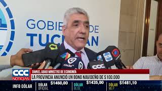 DANIEL ABAD MINISTRO DE ECONOMÍA