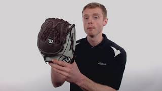 Video thumbnail: Review: Wilson A950 12.5" Fastpitch Softball Glove (WTA09RF18D125)