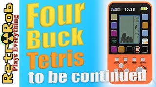 Can a Handheld  Tetris Game  for 4 Bucks be any Good?  CORRECTIONS COMING! Unboxing and Review