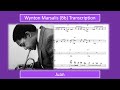 Wynton Marsalis – Juan (Bb) Transcription