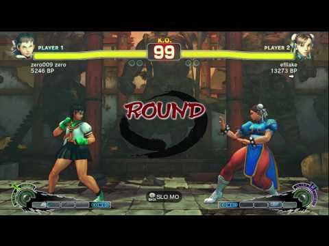 Uryo [Chun] vs zero009 zero [Sakura] SSF4 Japanese Online Ranked Matches - TRUE-HD