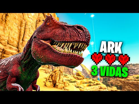 ARK 3 VIDAS (HARDCORE) || TAMEO MI PRIMER REX!!