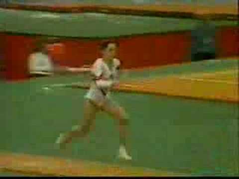1983 World Championships gymnastics Mirela Barbalata vault