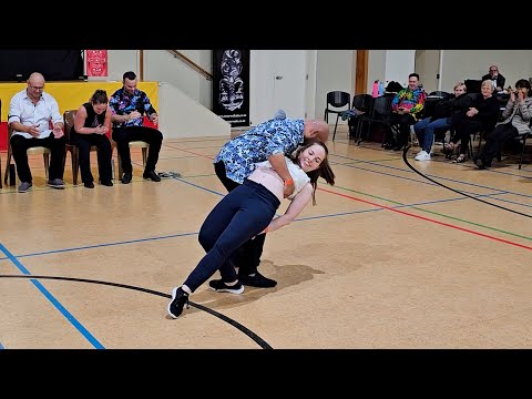 Emily & Vanroe - Champions Freestyle Final Spotlight - Ceroc Waikato Championships 2024