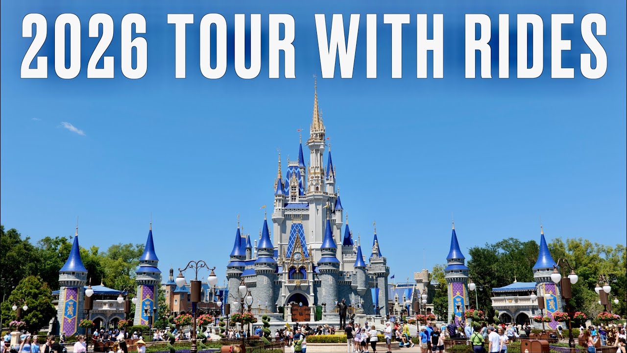 Magic Kingdom 2026 Walkthrough Experience w/ Rides in 4K | Walt Disney World Florida April 2026