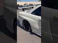 Here S A Cool Imported White And Red Nissan Skyline GT R Arriving At The Car Show Yesterday Guys