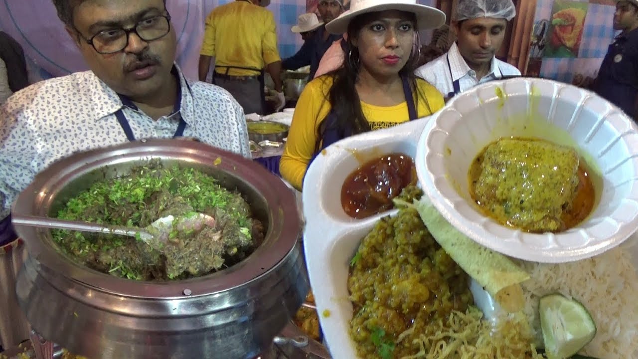 Kolkata People Enjoying Food at Ahare Bangla Food Festival |Varieties Food Stall |Indian Street Food