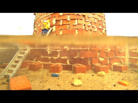 Dam Breach Experiment #8 - Arch Dam Model Fail