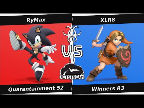 Quarantainment 52 Winners R3 - RyMax (Sonic) Vs. XLR8 (Young Link) Smash Ultimate - SSBU