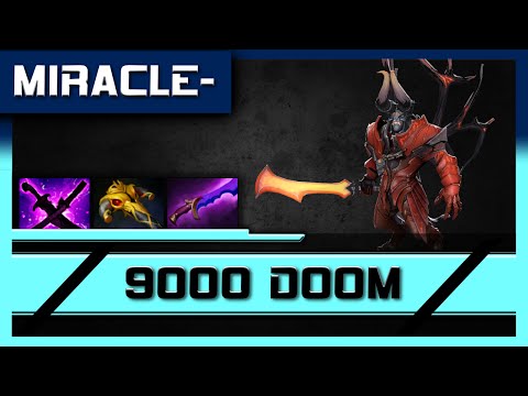 Dota 2 VOD Miracle- Doom 9k MMR | Full Game Pro Guide Gameplay