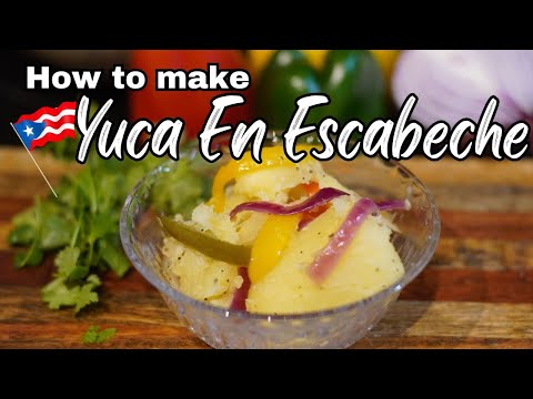 You have to try this Puerto Rican Yuca en Escabeche | The Best Pickled Cassava Recipe