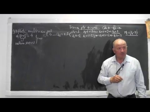 1/2 971 Ecuatii de forma X la 2=a | Ecuatia de gradul 2 atunci cand delta mai mare ca 0 - Clasa 7