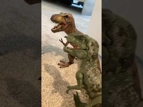 Brown T Rex had ENOUGH #dinosaurs #shorts