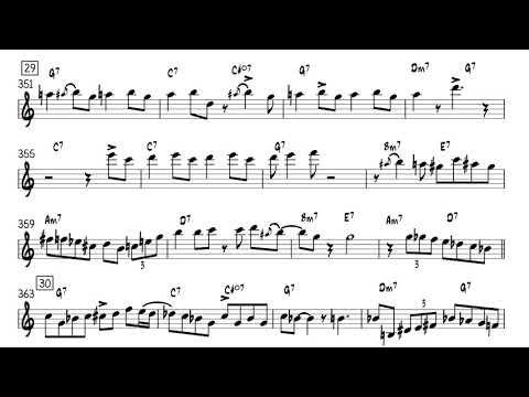 Jazz Transcription_ Billie's Bounce_Cliff Jordan And John Gilmore