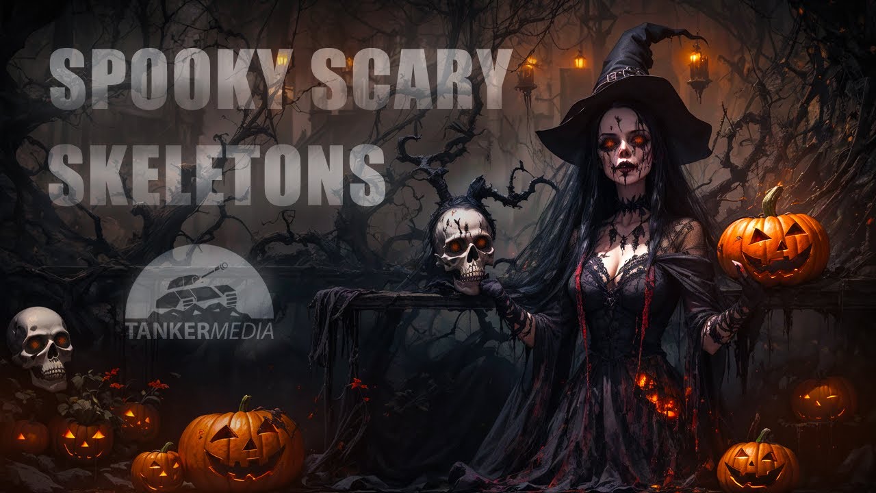Spooky Scary Skeletons 💀 Halloween Special 🎃 AI Animation 4K