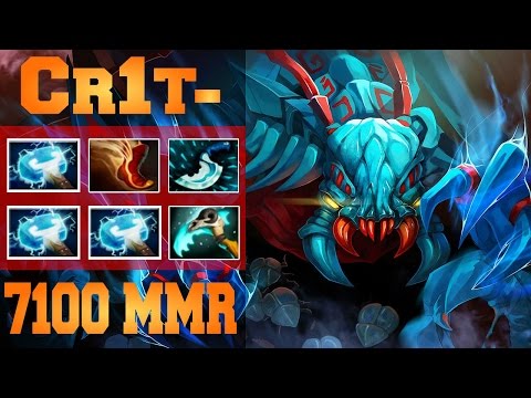 DOTA 2 - Cr1t WEAVER GAMEPLAY - 7100 MMR