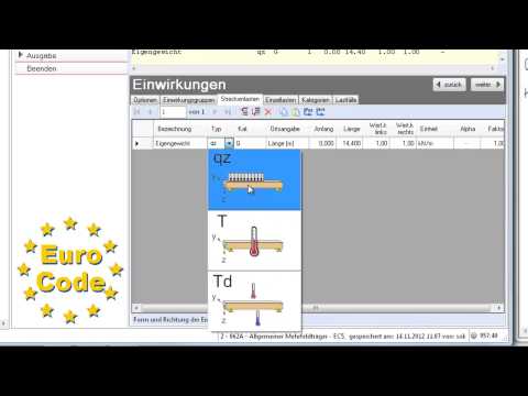 62A - Holz-Mehrfeldträger nach EC 5