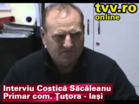 Com. Tutora, Iasi - interviu primar Costica Sacaleanu