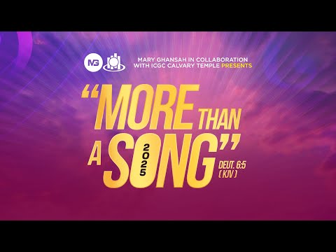 7TH DECEMBER, 2025 | MORE THAN A SONG 2025 | REV. MARY GHANSAH | ICGC Calvary Temple, Spintex Hills