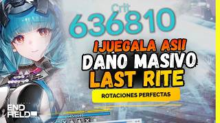 MÁXIMO DAÑO EQUIPOS HIELO - Rotaciones Perfectas Last Rite | Arknights Endfield