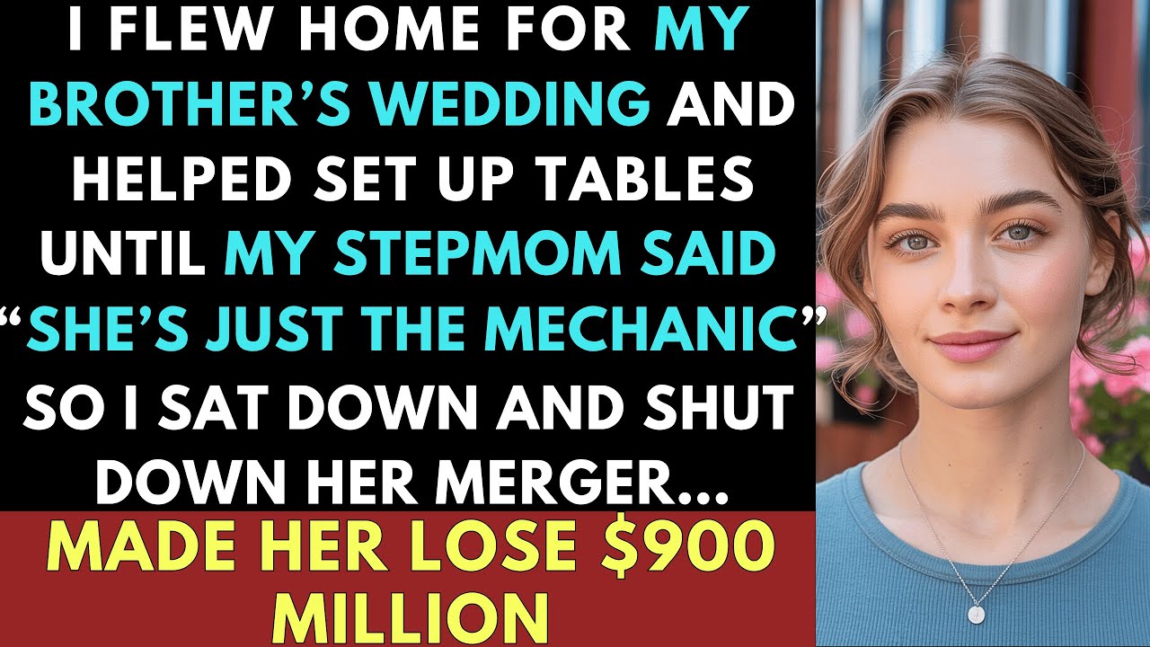 My Stepfamily Called Me “The Mechanic” at My Brother’s Wedding So I Froze Their $900M Merger