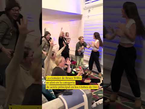 El poderoso DISCURSO de Demi Moore tras ganar su 1er Globo de Oro, en sus mas de 40 años de carrera