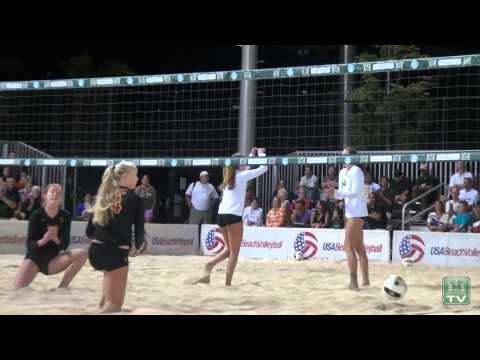 Hawaii Sand Volleyball Highlights vs USC 3-18-15