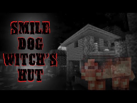 SHOCKING: RayGloom Discovers Smile Dog in Witch's Hut! Minecraft Horror!