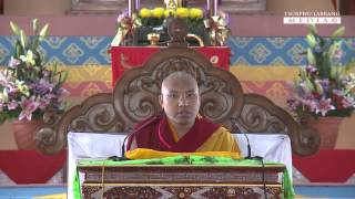 HH Karmapa teaching on The Three Primary Elements of the Path. English 1 of 4