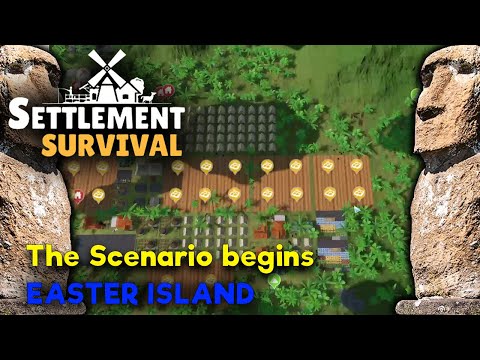 Scenario beginning - Easter Island Scenario - Settlement Survival - Gameplay
