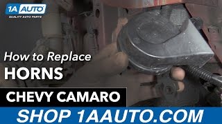 How to Replace Horns 10-15 Chevy Camaro