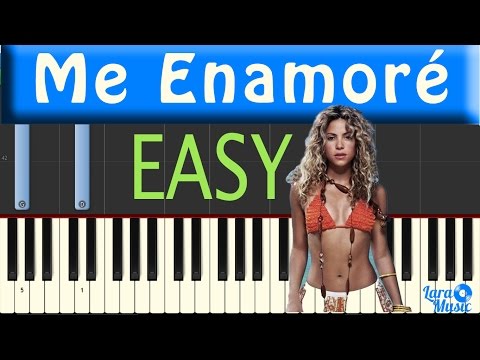 How to Play Me Enamoré - Shakira | Piano Tutorial (SHEET MUSIC + MIDI)
