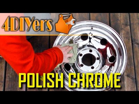 How to Polish Old Rust Stained Chrome Wheels : 4 Steps (with