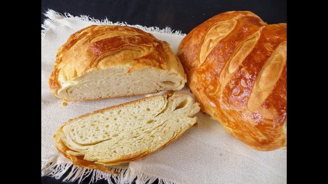 Хрустящий, вкусный, слоеный хлеб - простой рецепт для новичков