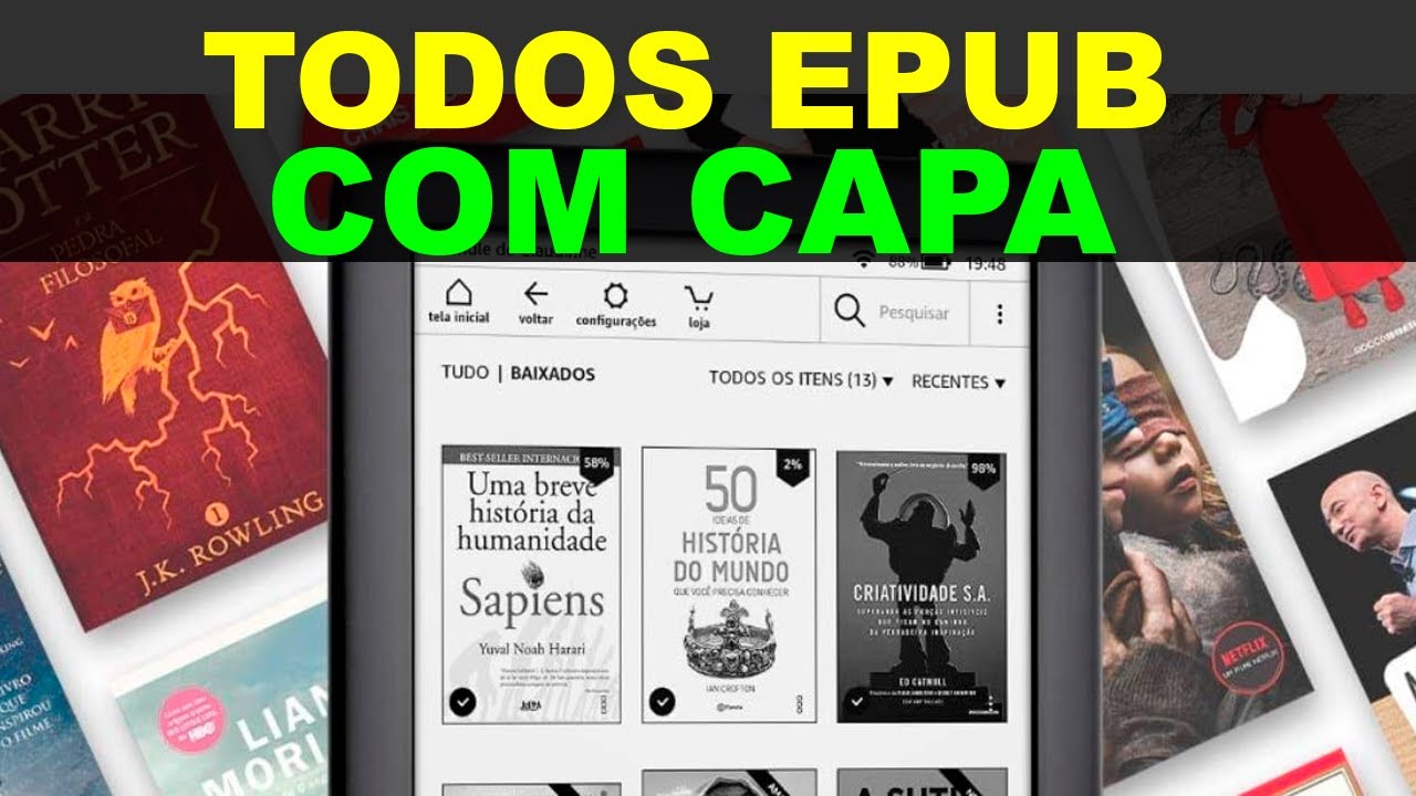 Como enviar epub para o kindle com capa do livro