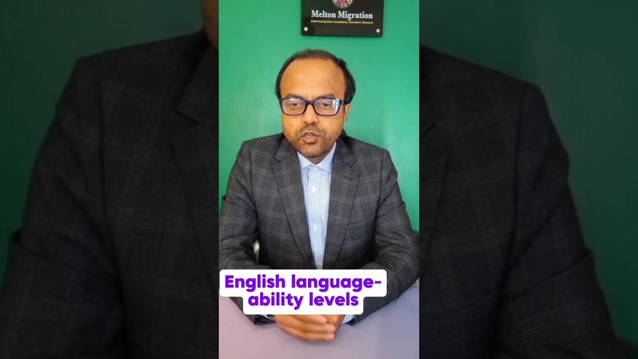 What are the 5 English language-ability levels accepted by Home Affairs?Know your points for English