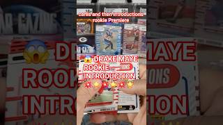 😯 Drake Maye ROOKIE introduction #footballcards